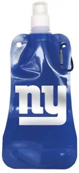 Use any where BIKING, HIKING, LUNCH BOXES, WORKOUTS. Top rack DISHWASHER SAFE. Perfect for any NY GIANTS FAN.