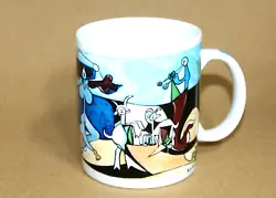BY D. BURROWS. PABLO PICASSO 10 oz Ceramic Coffee Mug. MASTERS COLLECTION. New without box.