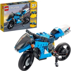 Lego creator la moto, classique ou en moto futuriste volante. à partir de 8 ans.