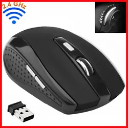 DPI: 1000DPI. USB Wireless Optical Mouse for Laptop PC Notebook has an effective distance in further distance to allow...