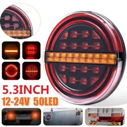 LEDS quantity: 50LED. 1 x LED Trailer Light. Working temperature: -40 to 65 ℃. Light Color: Amber ,Red. - Screw sets...