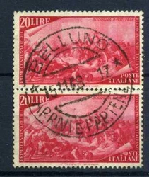 Selon le catalogue Yvert. Timbres oblitérés en paire verticale, très beau cachet à date 1948. Belle cote.