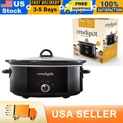 7 QUART CROCKPOT MANUAL - BLACK.