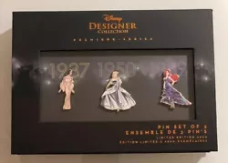 Disney Designer Collection Premiere Series - Doll Pins Set 1 - LE 4800 (NEW).
