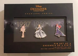 Disney Designer Collection Premiere Series - Doll Pins Set 1 - LE 4800 (NEW).