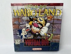 Wario Land Nintendo Virtual Boy Brand New, Factory Sealed. Box with crease.