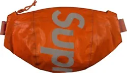 Supreme Waterproof Reflective Speckled Waist Bag (Orange). Brand New. Never use.