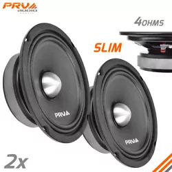 The MR SLIM series was designed as PRO Audio On Wheels solution for shallow doors, featuring an Aluminum Phase Plug...