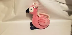 Gymboree Girls Fruit Punch Pink Flamingo Purse Bag Plush Floral Stuffed Animal. In like new condition. Shipped with...
