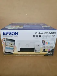 Brand New Epson EcoTank ET-2803 Wireless Color All-in-One Supertank Printer.   BRAND NEW FACTORY SEALED   FAST SHIPPING...