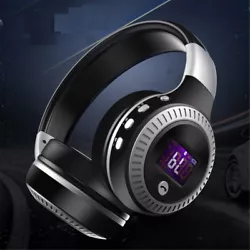 Its foldable and lightweight design are perfect for easy storage. Type: Over-ear Stereo Bluetooth Headphone. 1x...
