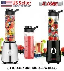 Upgraded 300W stainless steel blender for Smoothie can make healthy and deliciously silky shakes and smoothies in as...