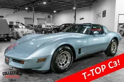 Collectible Motorcar of Atlanta is back again with another heater of a C3. This 1982 Chevrolet Corvette in Silver Blue...