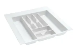 Organize your cutlery and kitchen utensils with Rev-A-Shelfs drawer insert drop-in organizer. This is the best...