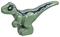 Animal from set 75931. Lego / Jurassic World. Baby Dinosaur - Sand green (37829pb02). 100% Authentic Lego.