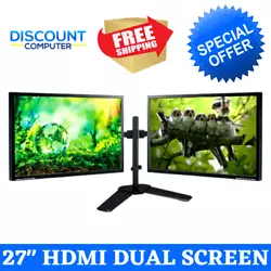 2 x HDMI Cable. Connectivity: HDMI. High-resolution Wide Screen 27