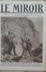28 octobre 1917 n°205 rare hebdomadaire guerre 1914 18. Envoie soigné et adapté.