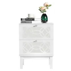 Suitable for Many Occasions: This mirrored bedside table can be placed in the bedroom and used as a nightstand to hold...