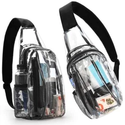 · 【 Convenient to Use】 Transparent look sling bag, easy to see through and get what’s in, convenient for you to...