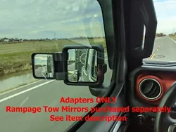 There is a serious lack of decent tow/extension mirrors for new model Jeep Wranglers (JL) and Gladiators (JT). Needless...