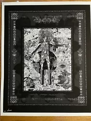 To date unreleased Black and White variant Artist Proof. Signed by artist Macrae. TOOL OSAKA Japan.