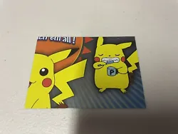 Pokemon Card - P04 of 6 - Foil Johto Series (Topps) Holo - Pikachu.