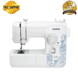 This Brother full-size sewing machines versatile features include a blind hem stitch, four-step auto-size buttonhole,...
