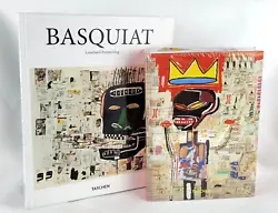 Set of 2 Basquiat books published by Taschen.