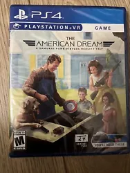 The American Dream PS4 Playstation 4 VR - NEW, Sealed, Limited Run Games Version. Don’t mess up with other versions,...
