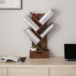 : Inspired by nature, the bookshelf finished with a tree-branch structure, its attractive, elegant display book...