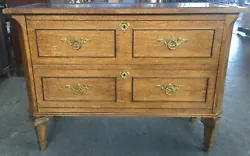Stunning Tomlinson Frency Style Dresser, in excellent condition, no wear. Fruitwood with brass pulls and carved legs....