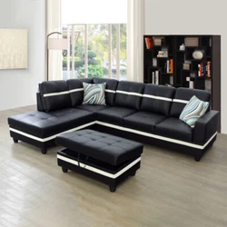 (1) Sofa, (1) Loveseat, (1) Chair. Loveseat (61” W x 32” D x 35” H). 3-PC Sofa Set Includes Sofa (77” W x 32”...