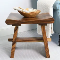 [Multipurpose]: This attractive stool can be used as plant holder, night-table, side table, footstools, step stool,...