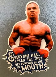 Mike Tyson Quote Sticker. In 2 sizes: 4