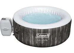 The Coleman Bahamas AirJet is an inflatable hot tub that fits up to 4 people with a durable construction and quick and...