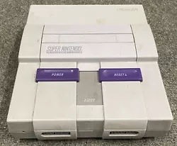 Super Nintendo Entertainment System SNES Console Only SNS-001 Tested Working. This console was tested today working...