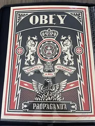 2004 • NO RESERVE! Fairey, Shepard. This Shepard Fairey print is a rare and highly sought-after piece of urban art....