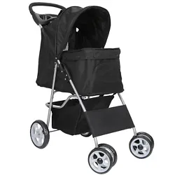 EASY TO ASSEMBLE: Simply unfold the stroller then install the wheels – Easy to turn front wheels rotate at 360...