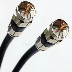 1 x 100ft RG6 COAXIAL CABLE. RG6 TRISHIELD 77% COAXIAL CABLE. Compatible with Antennas, Ham radios and other wide range...