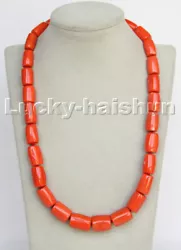 Material: natural coral Color: orange Size About: 10.16X17.74mm---15.73X19.07mmLength: 23