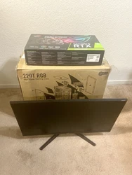 I WOULD LIKE TO SELL THIS WHOLE, EVERYTHING IS BRAND NEW EXCEPT THE SCREEN MONITOR, WHICH STILL WORKS PERFECT....