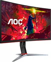 Refresh rate 165Hz. Panel Type VA. Flat / Curved Curved. Monitor colour Black Red. sRGB Coverage (%) 120. Screen...