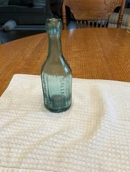 Wm. Betz Salem Ohio Mineral Water Iron Pontil 1850 10 sidedNo damage does have light crazing below Blob top from when...