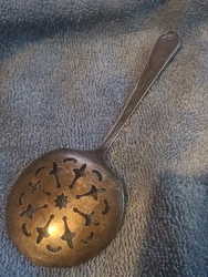 Rare Vintage Silverware Tomatoe Spoon. Shipped with USPS First Class.. red tomato spoon. Perfect condition