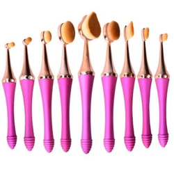 Designed for both professional makeup artists or beginners. 9pcs/set, professional for foundation, cream, loose powder,...