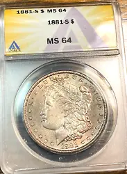 (ANACS is as tough as anyone on Morgans!). Quality for less is our calling card.