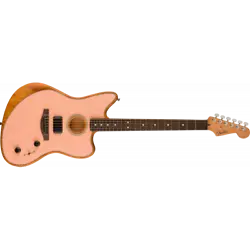 Fender continue d’explorer les possibilités sonores d’une guitare hybride acoustique/électrique avec...