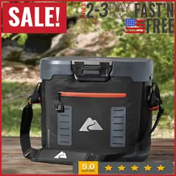 The Ozark Trail 36 Can Leak Proof RF Welded Cooler is designed for serious outdoor fun. This hard-sided, rugged cooler...