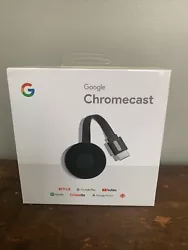 Google Chromecast (2nd Generation) HD Media Streamer - Black. It is in excellent new, sealed condition.