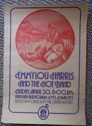 For a show held on April 30th,1976. at The Hancher Auditorium.
